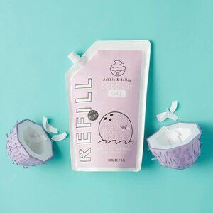 🫧 Dabble & Dollop 3-in-1 Coconut Bubble Bath, Body Wash & Shampoo Refill ~ NIB!